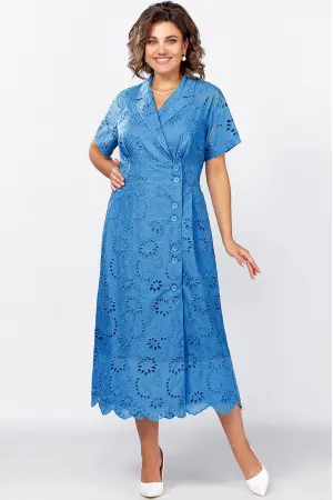 Платье Mira Fashion 5539-4 синий