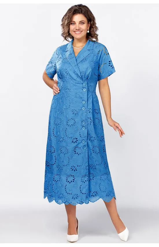 Платье Mira Fashion 5539-4 синий