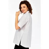 Рубашки Avenue 0338-4 полоска серый+молочный