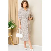 Платье Volna 1408 светло-бежеваый