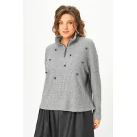 Блузка Andina City 3016 серый