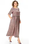 Платье Michel Chic 2132-2 брусничный, клетка Платье Michel Chic 2132-2 брусничный, клетка