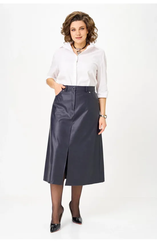 Юбка Anastasia Mak 1215 неви (темно-синий)