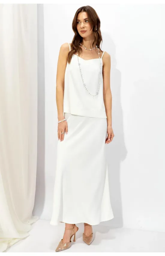 Юбка Люше 4339 молоко