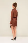 Платье Pur Pur 11-438 Коричневый Платье Pur Pur 11-438 Коричневый