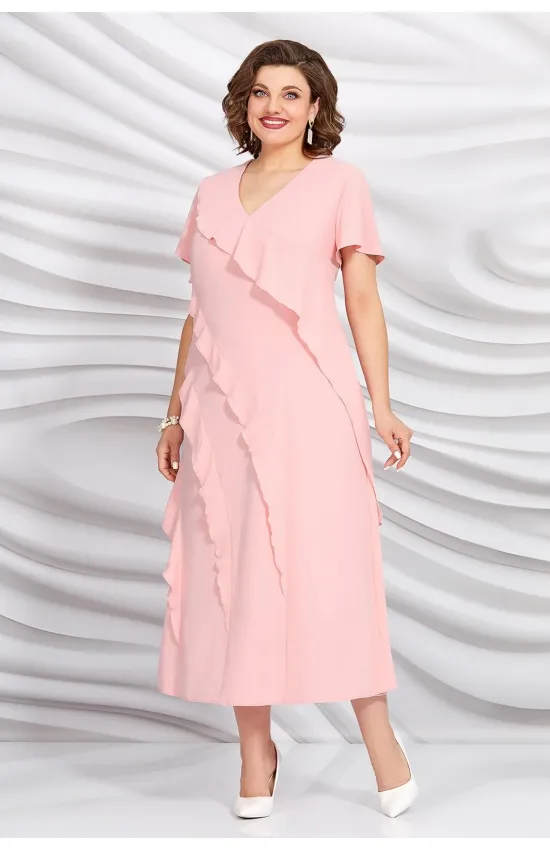 Платье Mira Fashion 5439 нежно-розовый