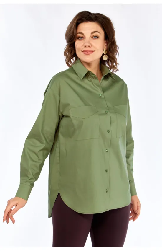 Рубашки Avenue 0343 оливка
