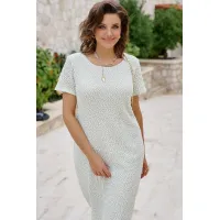 Платье Vittoria Queen 28693пл молочно-салатовый