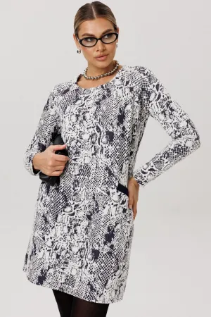 Платье Anelli 1750 Белая змея