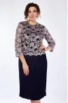 Платье Lady Style Classic 1515/5 Темно-синий с розовым Платье Lady Style Classic 1515/5 Темно-синий с розовым