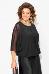 Блузка Лилиана 1502 черный