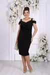 Платье Ninele 6103 Черный Платье Ninele 6103 Черный