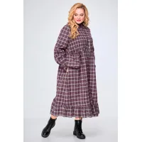 Платье Anelli 977 бордо Платье Anelli 977 бордо