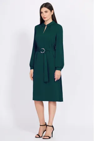 Платье Bazalini 4963 темно-зеленый