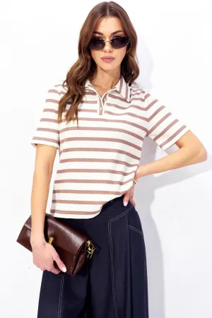 Майка Люше 4344 коричневый