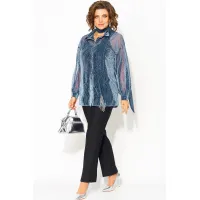 Блузка Лилиана 1496 синий