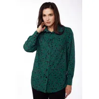 Блузка Lucky Fox 20304 камешки: зеленый