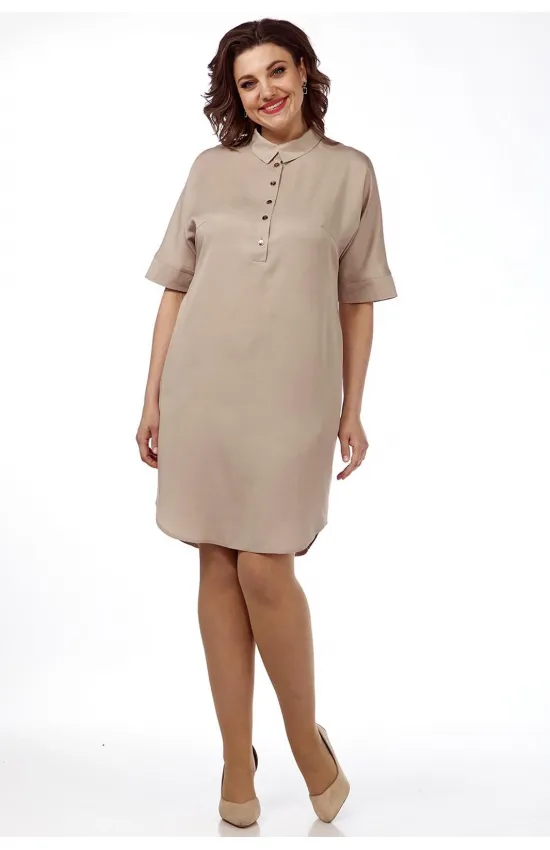 Платье Lady Style Classic 1560-1 бежевый