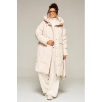 Пальто Beautiful & Free 8016 молочный