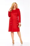 Платье Элль-Стиль 2443/1 красный Платье Элль-Стиль 2443/1 красный