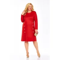 Платье Элль-Стиль 2443/1 красный