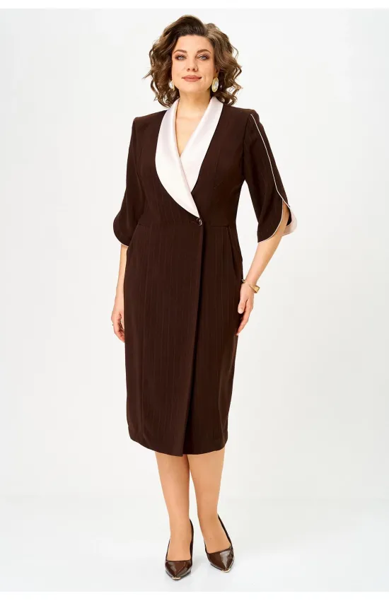 Платье Anastasia Mak 1308 коричневый