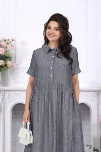 Платье Ninele 7536 Джинсовый