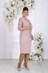 Платье Ninele 6153 Пудра Платье Ninele 6153 Пудра