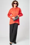 Блузка Eva Grant 7319 оранжевый