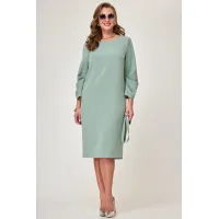 Платье Taita Plus 2222/1 серо-голубой