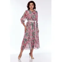 Платье Moda-Versal 2483 бирюзово-коралловый Платье Moda-Versal 2483 бирюзово-коралловый