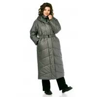 Пальто Диамант 2128 серый