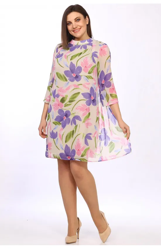 Платье Lady Style Classic 1594/5 Мультиколор