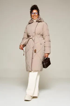 Пальто Beautiful & Free 8024 капучино