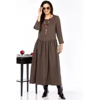 Платье Taita Plus 2524-1 капучино Платье Taita Plus 2524-1 капучино