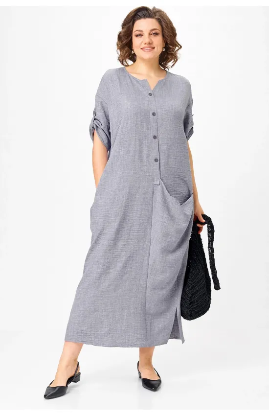 Платье Michel Chic 2094-4 серый кварц