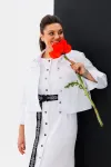 Платье Anelli 1478 чистый белый