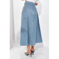 Юбка Люше 4322 голубой