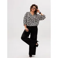 Блузка Anelli 1676.1 Сафари шелк Блузка Anelli 1676.1 Сафари шелк