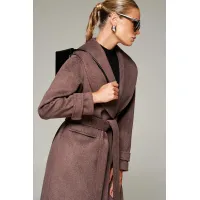 Пальто Beautiful & Free 7019 какао