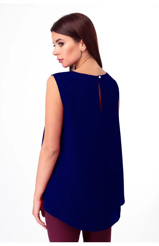 Блузка Anelli 809 синий