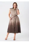 Платье Your Size 2246/170 Кофе с молоком (Капучино)