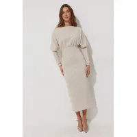 Платье Люше 4266 бежевый