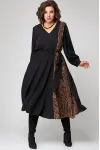Платье Runella 1603 черный с дизайном