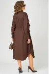 Платье Eva Grant 7223 шоколад