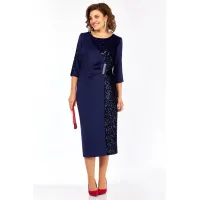 Платье Matini 3.1044 синий водолаз