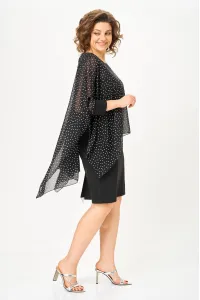 Платье Michel Chic 2203 чёрный, горох