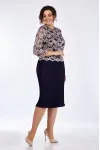 Платье Lady Style Classic 1515/5 Темно-синий с розовым Платье Lady Style Classic 1515/5 Темно-синий с розовым