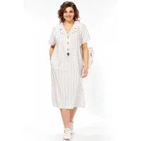 Платье Matini 3.1774 белый+полоска