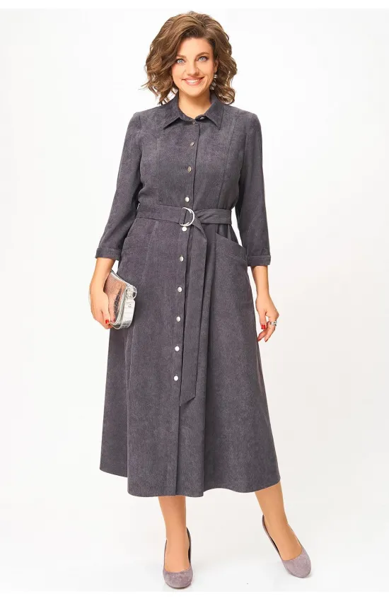 Платье Swallow 828.7 дымчато- фиолетовый